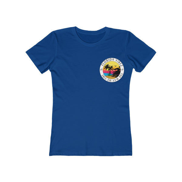 The Way We Vibe Ladies Royal Blue T-Shirt