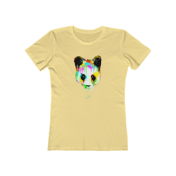 Panda Vibez Ladies Banana Cream T-Shirt