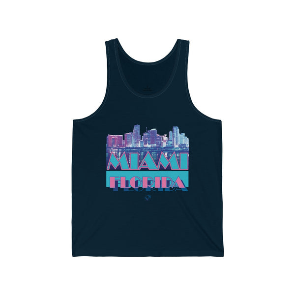 Vice City Navy Blue Tanks