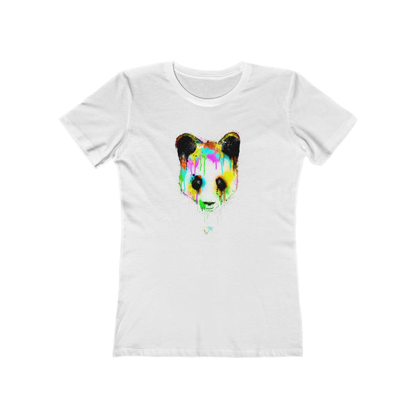 Panda Vibez Ladies White T-Shirt