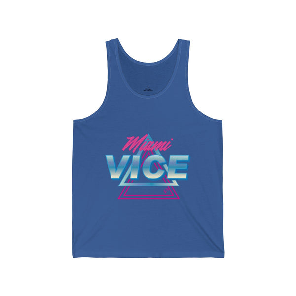 Welcome to Miami Vice Royal Blue Tanks