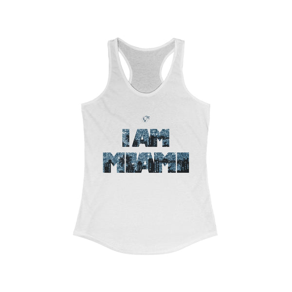 I Am Miami White Ladies Tank Tops