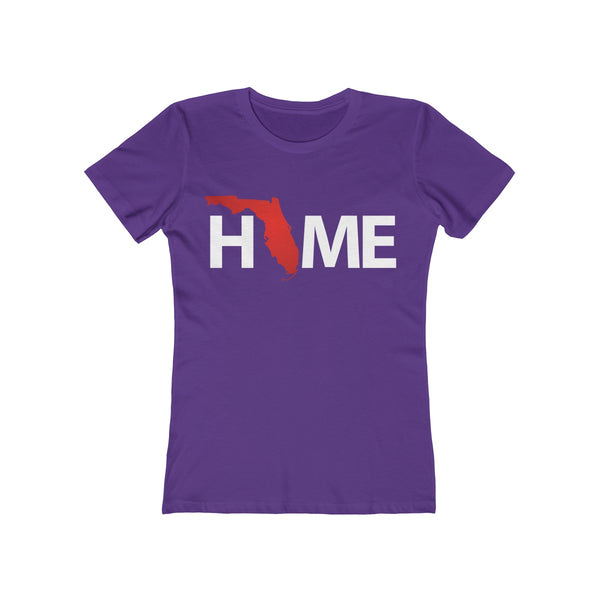 Home Ladies Purple T-Shirt