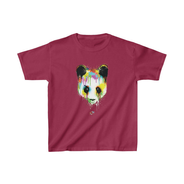 Panda Vibez Kids Cardinal Red T-Shirt