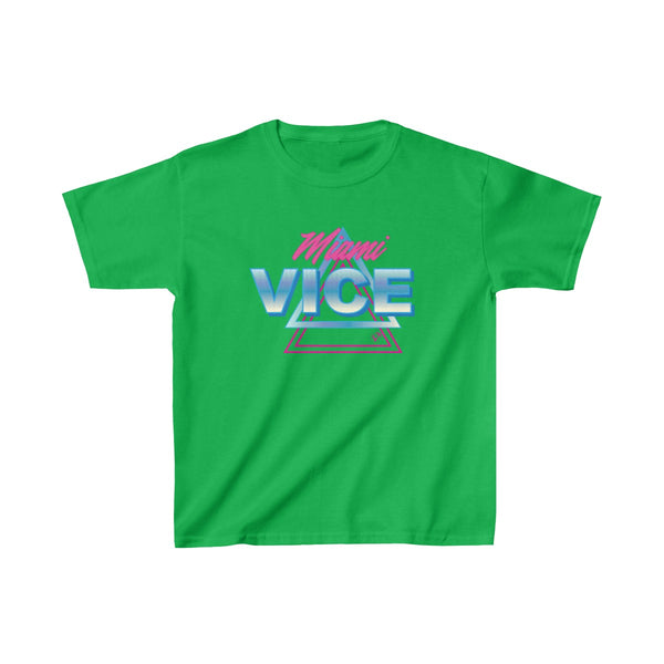 Welcome To Miami Vice Kids Green T-Shirt