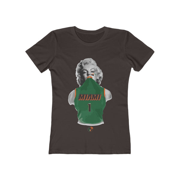 Miami Monroe Dark Chocolate Ladies T-Shirts