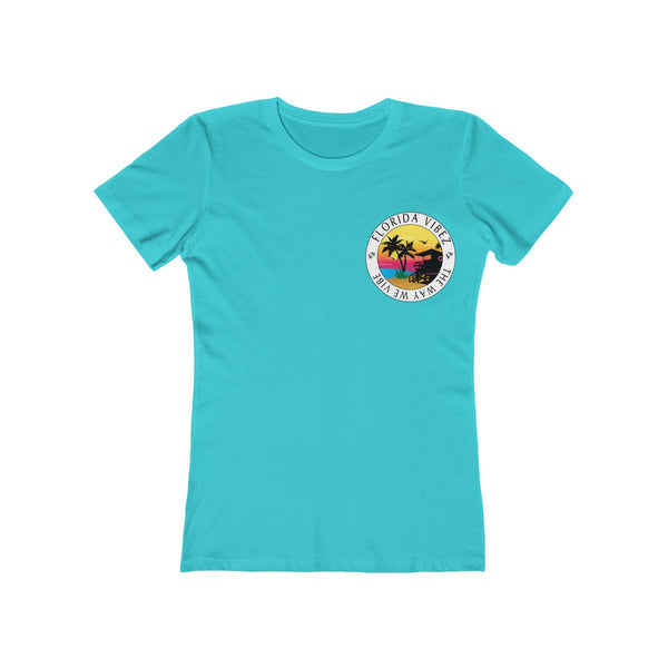 The Way We Vibe Ladies Blue T-Shirt