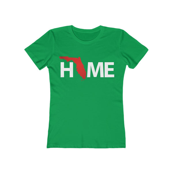 Home Ladies Green T-Shirt
