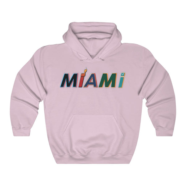 New Era Miami Light Pink Hoodie