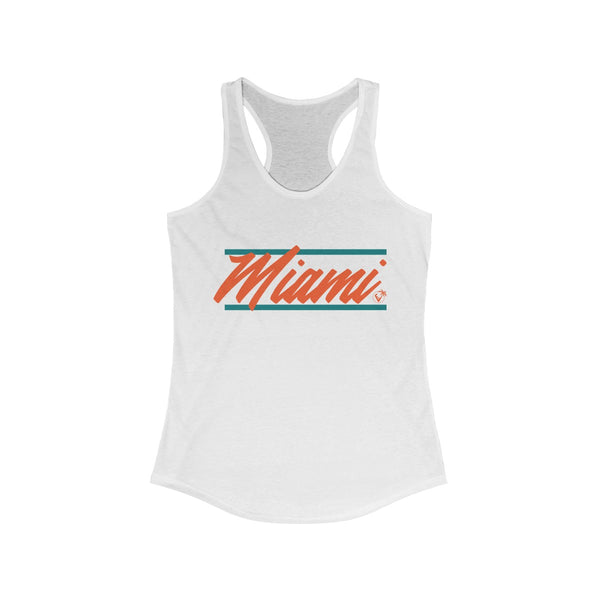 U Are Miami White Ladies Tank Tops