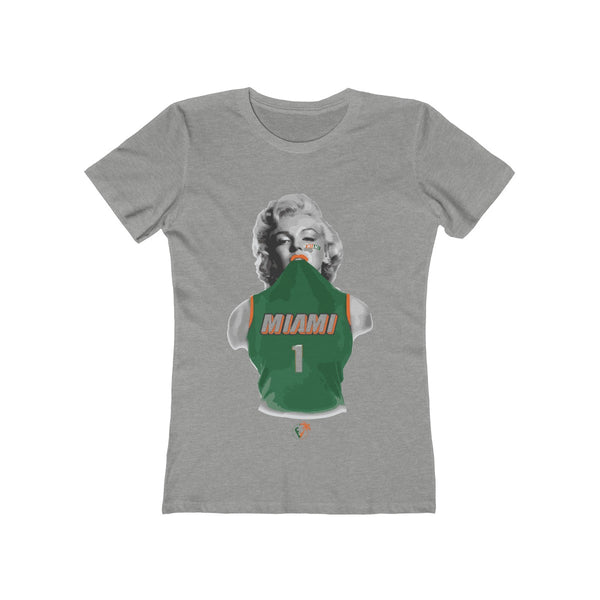 Miami Monroe Grey Ladies T-Shirts