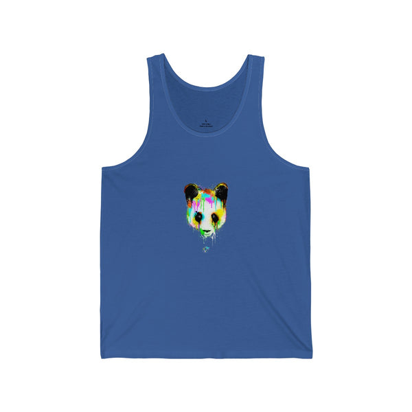 Panda Vibez Royal Blue Tanks