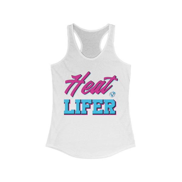 Heat Lifer White Ladies Tank Tops