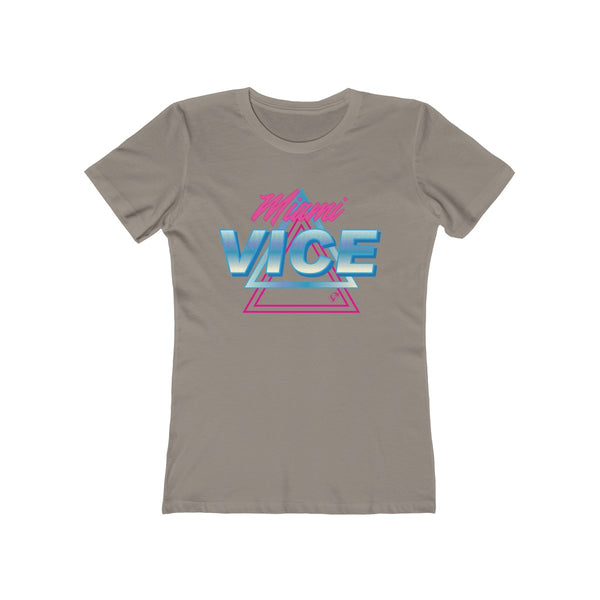 Welcome to Miami Vice Ladies Gray T-Shirt