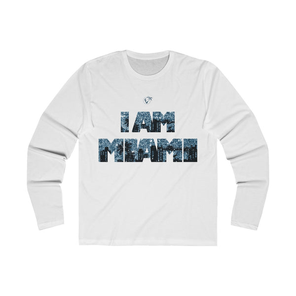 I Am Miami Long Sleeve White T-Shirt