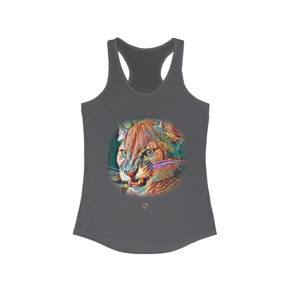 Florida Panther Dark Gray Ladies Tank Tops