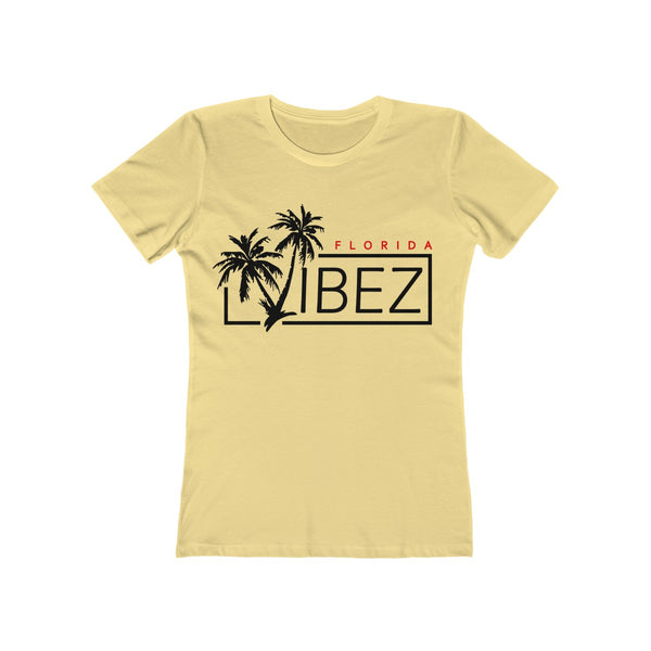  Florida Vibez Ladies Banana Cream T-Shirt