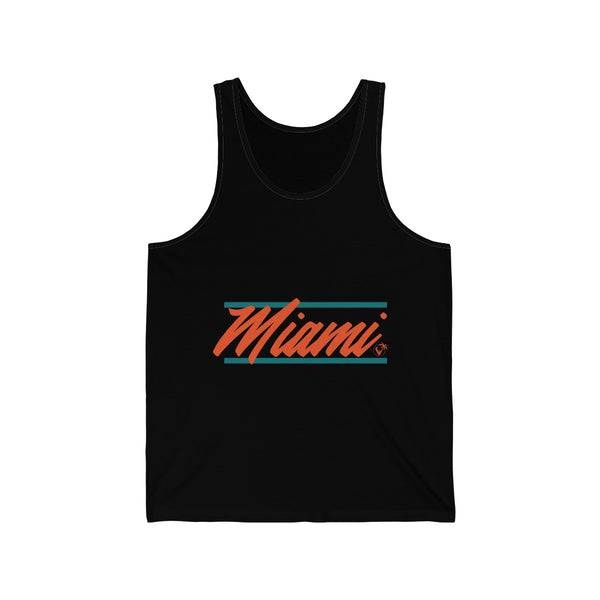 U Are Miami Black Tanks