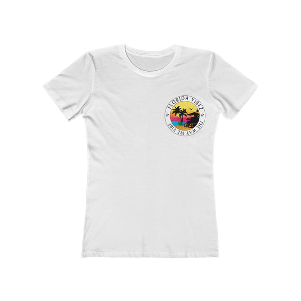 The Way We Vibe Ladies White T-Shirt