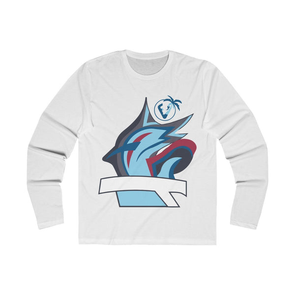 Marlin Vibez Long Sleeve White T-Shirt