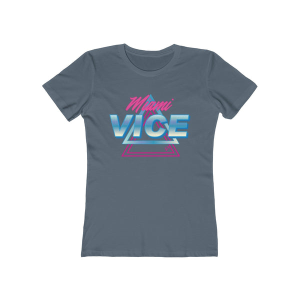 Welcome to Miami Vice Ladies Indigo T-Shirt