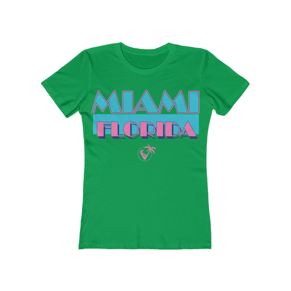 Miami Vice Ladies Green T-Shirt