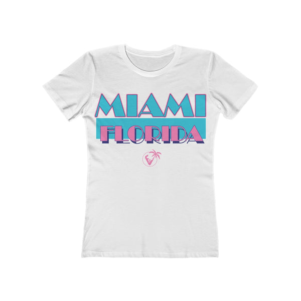Miami Vice Ladies White T-Shirt