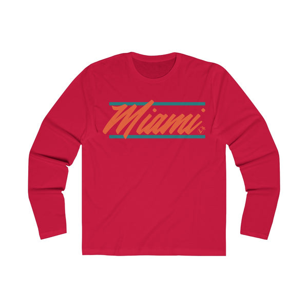 U are Miami Long Sleeve Red T-Shirt