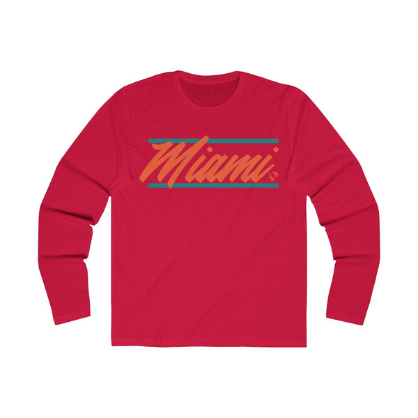 U are Miami Long Sleeve Red T-Shirt