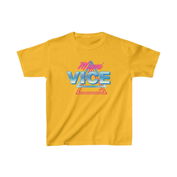 Welcome To Miami Vice Kids Gold T-Shirt
