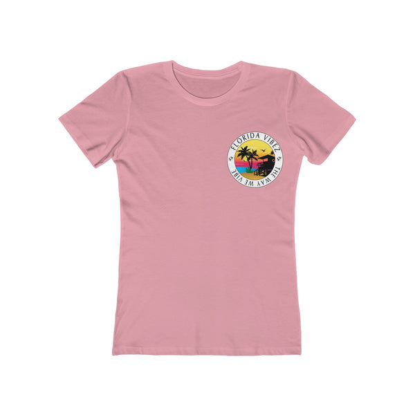 The Way We Vibe Ladies Light Pink T-Shirt