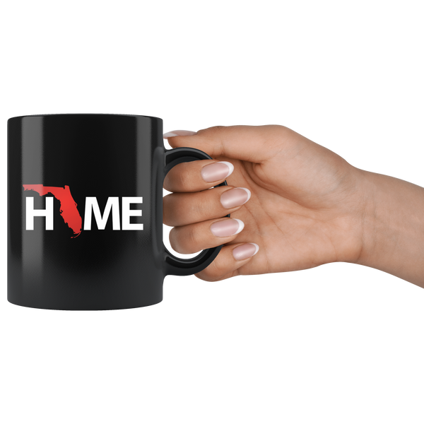 Home - 11oz Black Mug