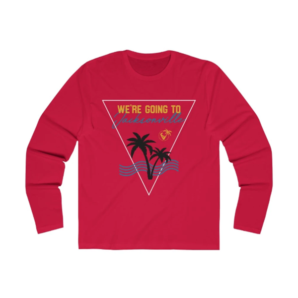 We're Going To Jacksonville Long Sleeve red
