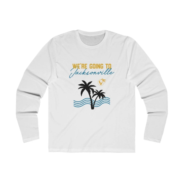 We're Going To Jacksonville Long Sleeve white